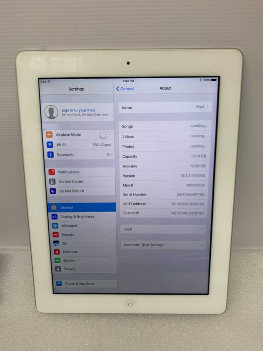 iPad 4th generation white 16gb 9.7\\" #