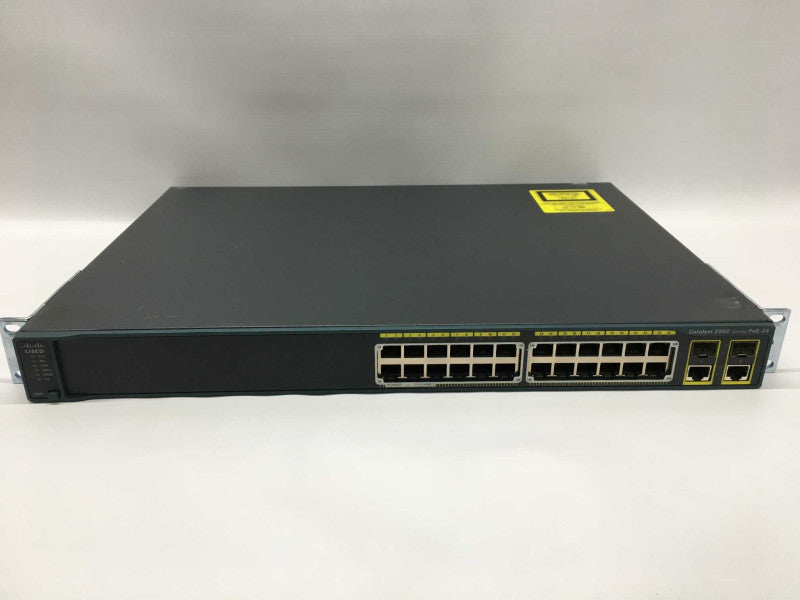Cisco WS-C2960-24PC-L 24 Port POE Switch, Tested