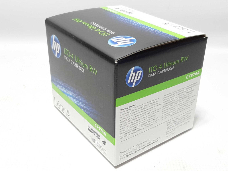 5-PACK NEW HP C7974A LTO Ultrium 4 RW Data Cartridge +