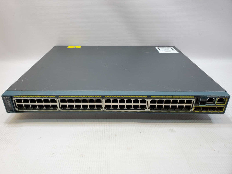 Cisco Catalyst 2960-S Series PoE+ (WS-C2960S-48FPS-L V03) Managed Switch (