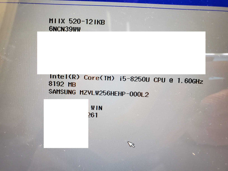 Lenovo Miix 520-12IKB 81CG i5-8250U 256GB SSD 8GB