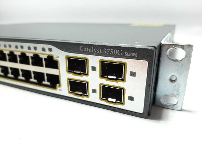 Cisco WS-C3750G-24TS-1U 24 Port Gigabit Network Switch +