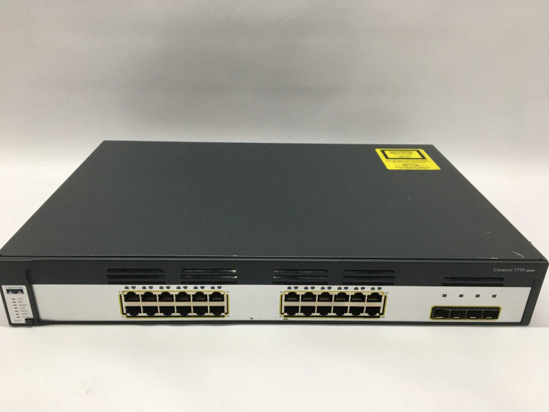 Cisco Catalyst WS-C3750G-24T-S 24 Port Gigabit Ethernet Managed Switch