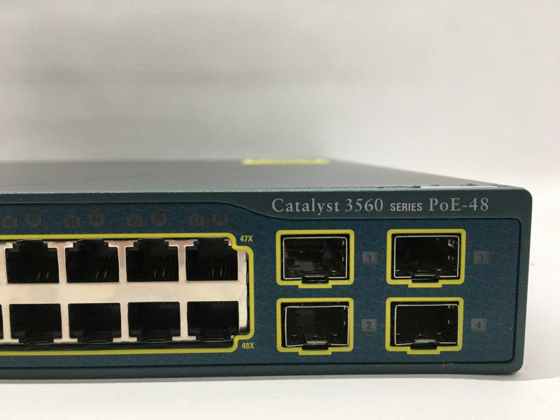 Cisco Catalyst 3560 Series WS-C3560-48PS-S v04 48-Port PoE Gigabit Switch