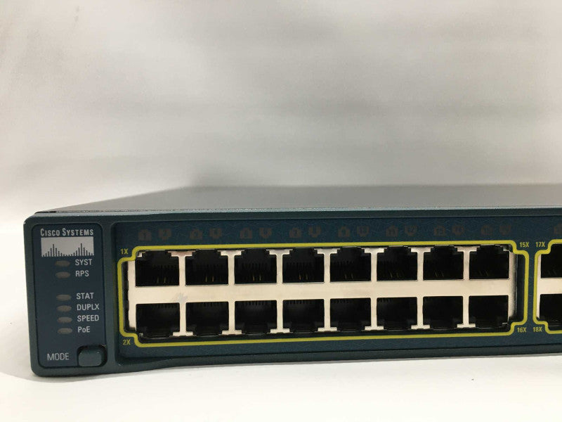 Cisco Catalyst 3560 Series WS-C3560-48PS-S v04 48-Port PoE Gigabit Switch