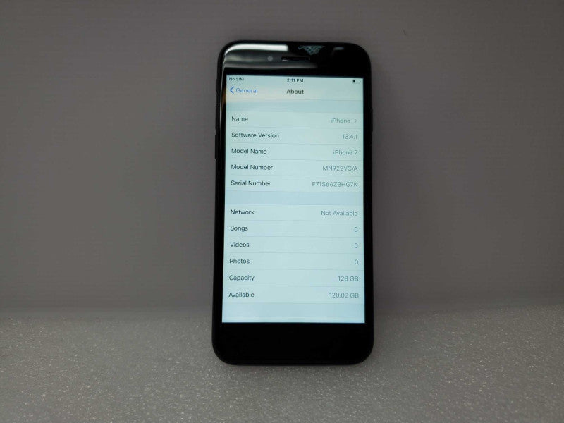 iPhone 7 Black A1778 128GB [Read] (