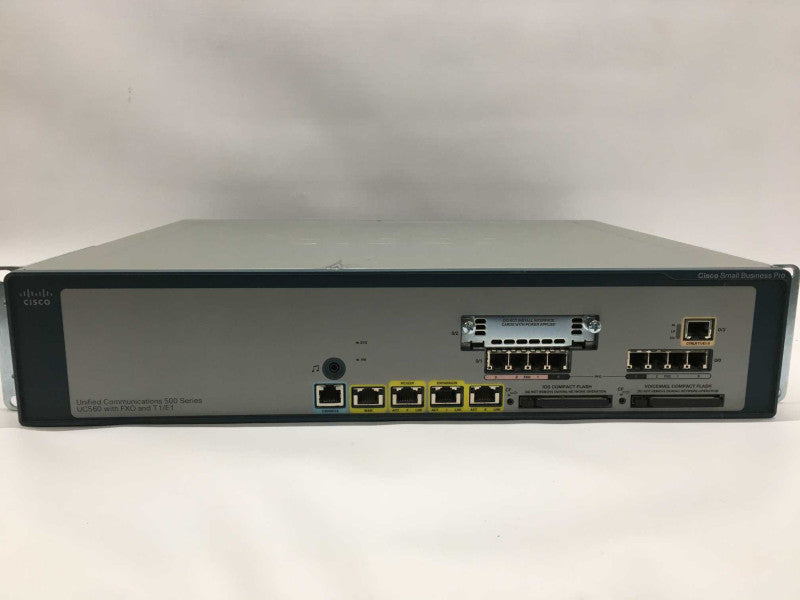 Cisco UC560-T1E1-K9 Unified Communications 500 Series with FXO and T1/E1, READ