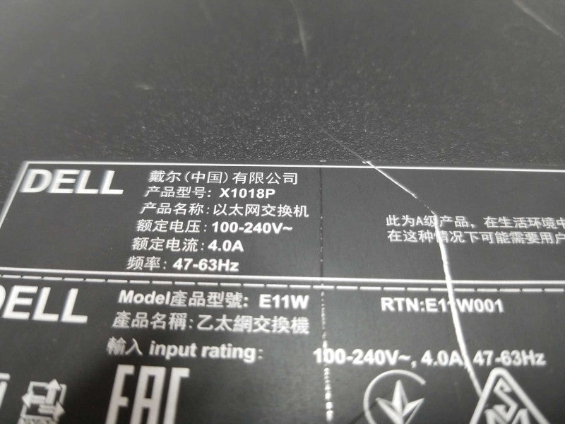 Dell X1018P E11W001 - 16 Port Gigabit & 2x SFP Smart Managed Switch  ~