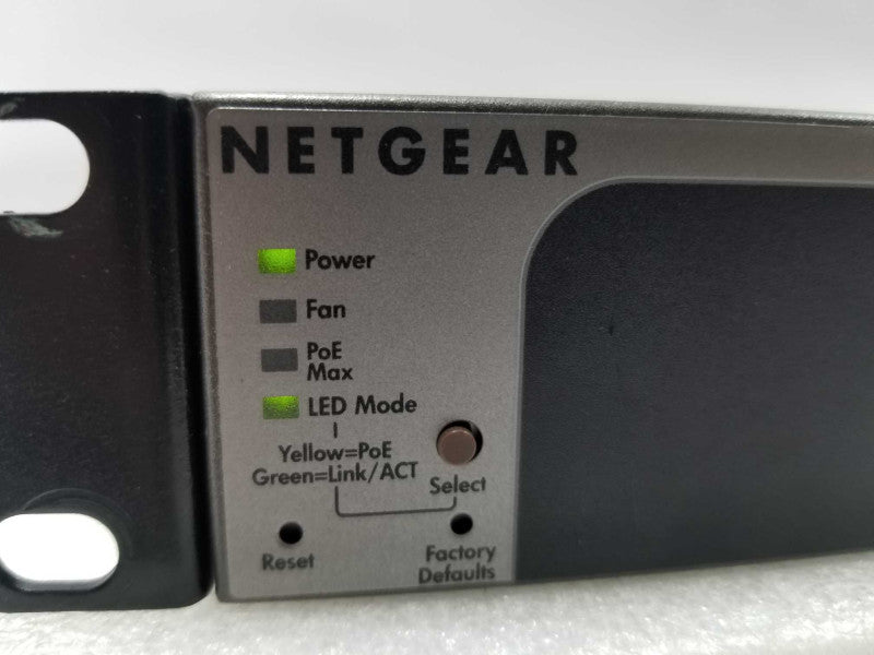 Netgear Prosafe GS728TP 24Port Gigabit Smart Managed Switch PoE+ 4SFP ~