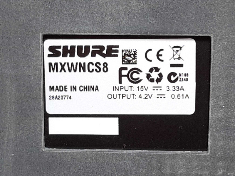 Shure MXWNCS8 8-Channel Networked Charging Station +