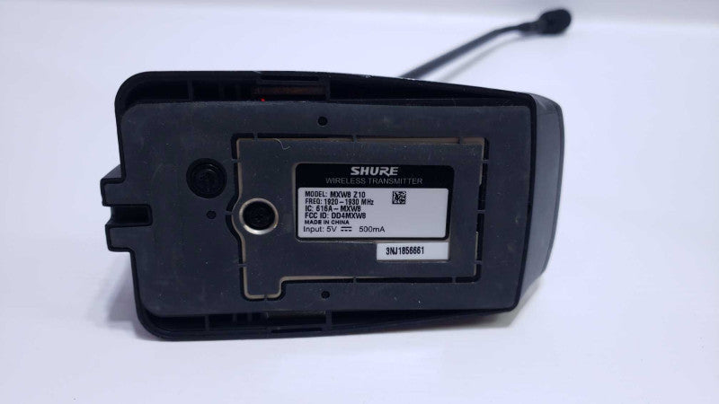 SHURE MXW8 Z10 Microflex Wireless Base Transmitter & Mics [