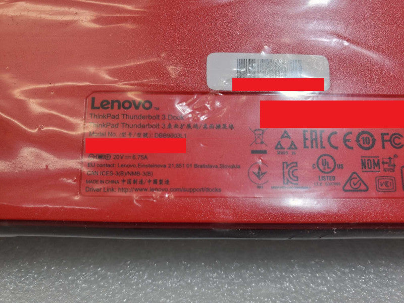 Lenovo ThinkPad 40AC Dock ThunderBolt 3 Docking Station DBB9003L1 OPEN BOX