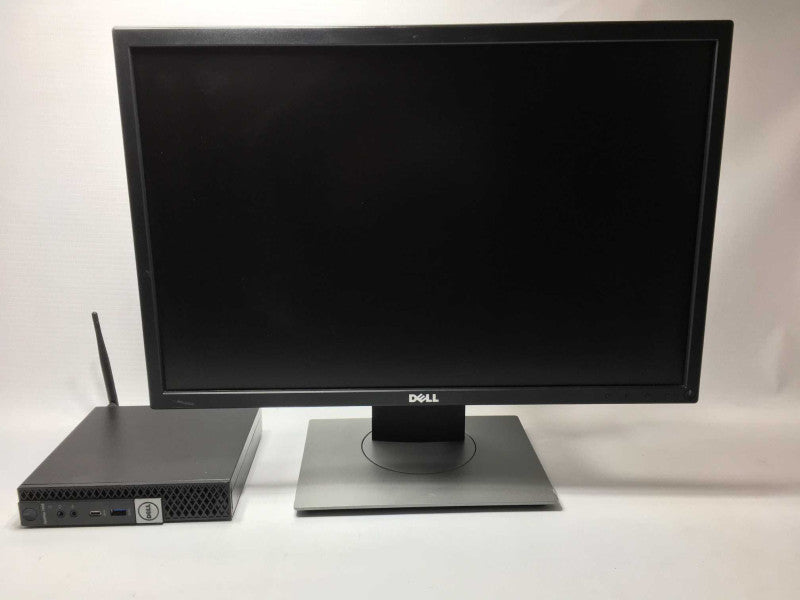 Combo - Dell P2217 and Optiplex 7050 USFF - i5-7500T - 16GB RAM - 512GB SSD