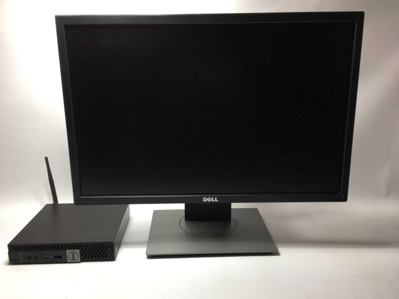 Combo - Dell P2217 and Optiplex 7050 USFF - i5-7500T - 16GB RAM - 512GB SSD
