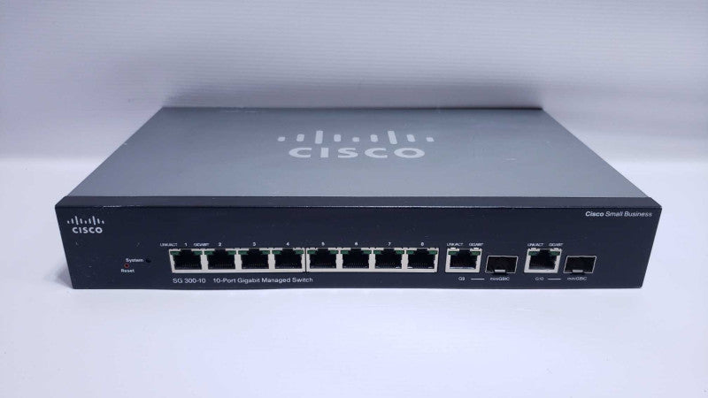 Cisco Small Business SG300-10 10 Port Gigabit Managed Switch [