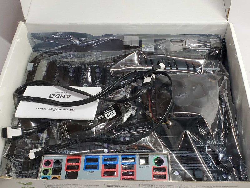 Gigabyte GA-990FXA-UD3 Board with AMD Sempron 145 CPU, with IO back Cover _