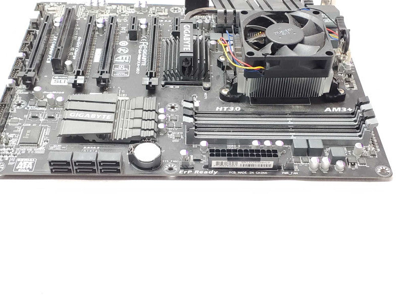 Gigabyte GA-990FXA-UD3 Board with AMD Sempron 145 CPU, with IO back Cover _