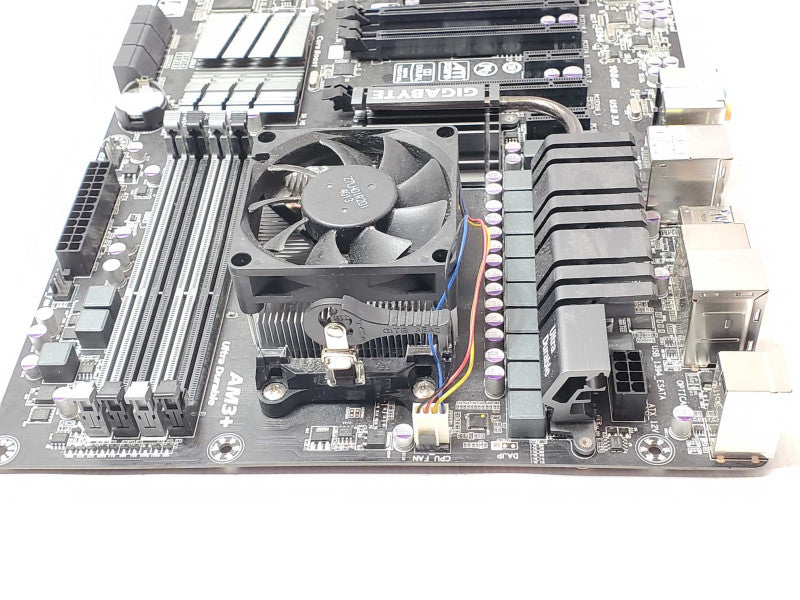 Gigabyte GA-990FXA-UD3 Board with AMD Sempron 145 CPU, with IO back Cover _