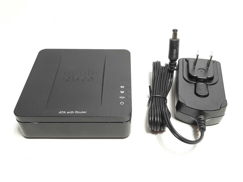 Cisco SPA122 2-Port VoIP Telephone Adapter ATA With Router +