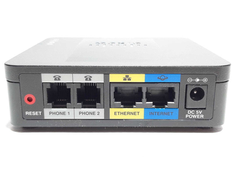 Cisco SPA122 2-Port VoIP Telephone Adapter ATA With Router +