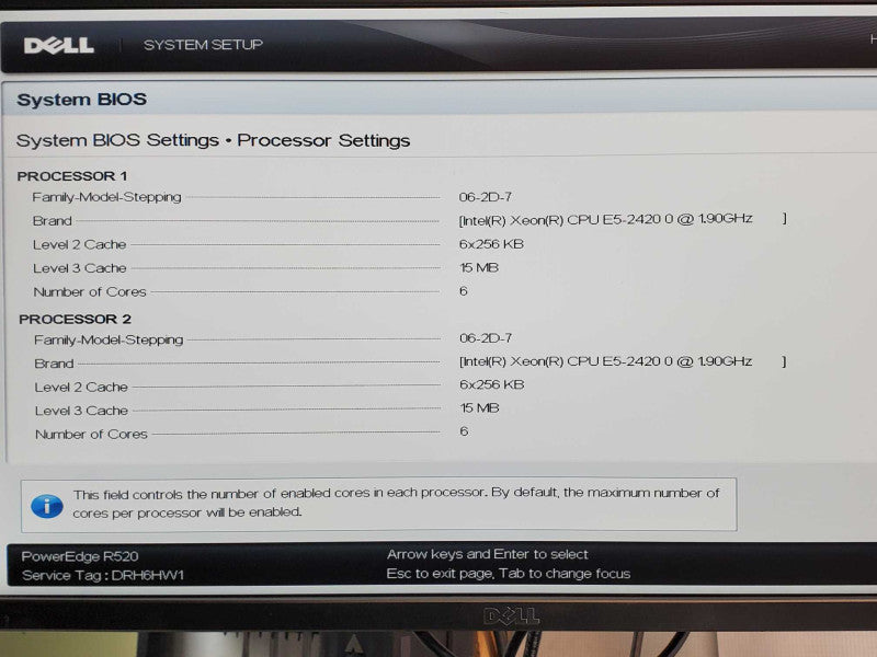 Dell PE R520, Xeon E5-2420 1.9GHz, 32GB RAM, H710 Mini, 2x 4TB HDDs, 2x PSU _