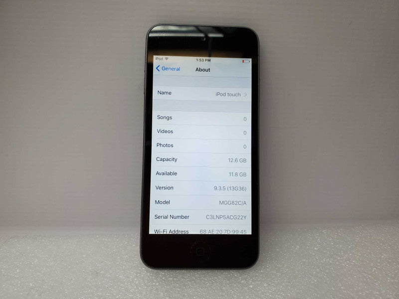 iPod Touch 5th Gen 12GB A1421 - Black (