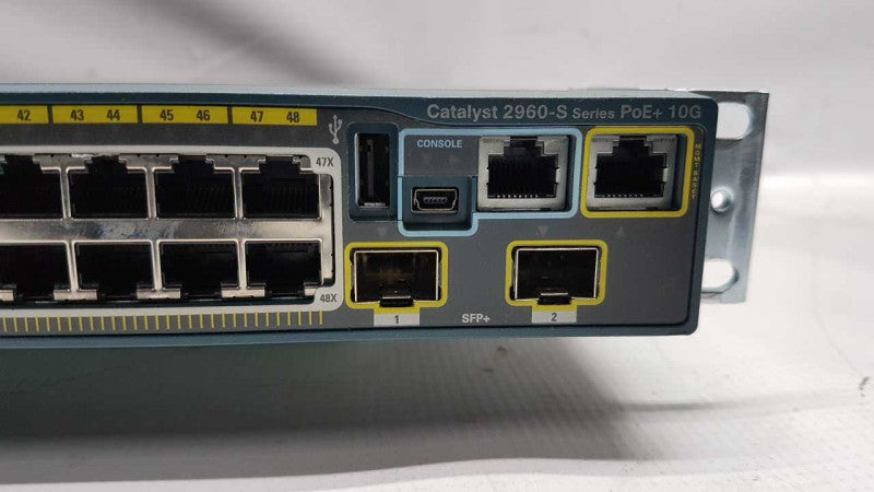 Cisco Catalyst 2960-S Series PoE+ 10G WS-C2960S-48FPD-L #