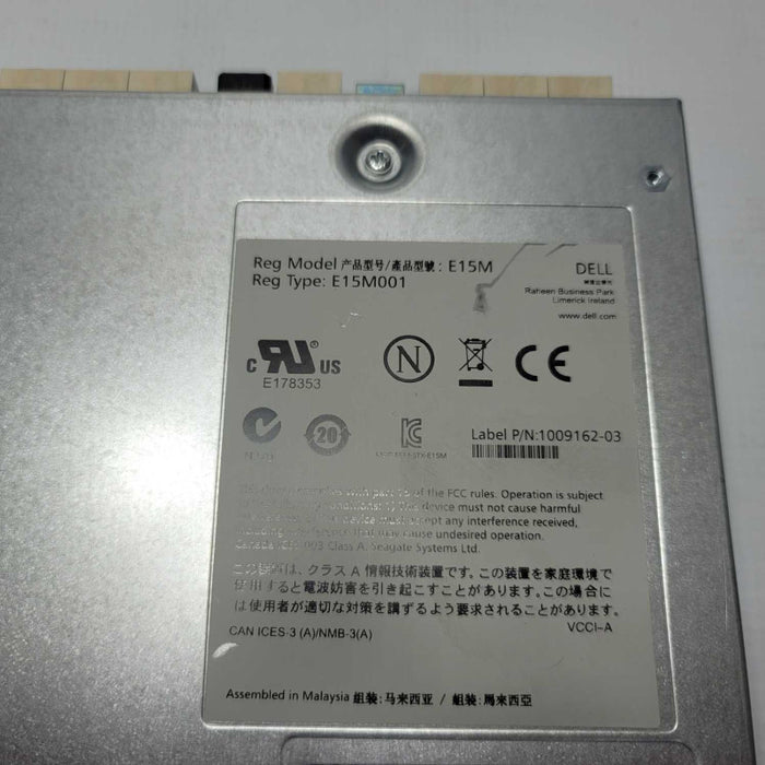 Dell Compellent E15M001 P/N 1009162-03 Type A 10G-iSCSI-2 Disk Array