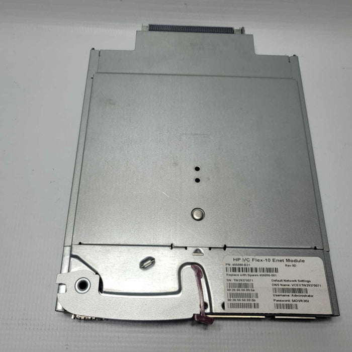 HP VC Flex-10 Enet Module 455880-B21, READ