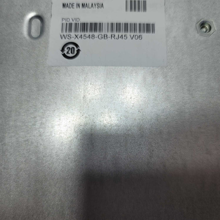 Cisco WS-X4548-GB-RJ45V V06 48-Port Gigabit Ethernet PoE Switching Module Card