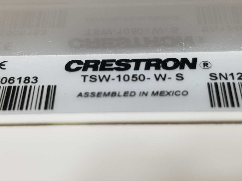 Crestron TSW-1050-W-S 10.1\\" Touch Screen Touch Panel White, AS-IS ~