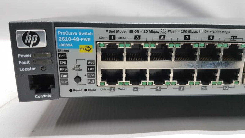 HP ProCurve Switch 2610-48 PWR J9808A Fast PoE Switch 48x ports #