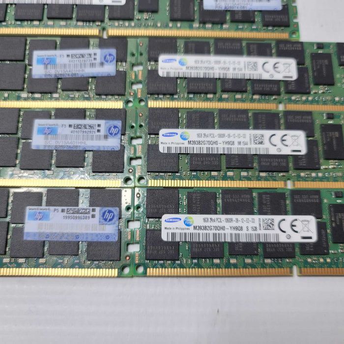Samsung 128GB (8x 16GB) 2rx4 PC3L - 10600R - 09 - 12 - E2 - D3 Server Memory