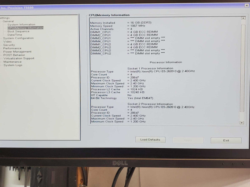 Dell Precision T5600, 2x Xeon E5-2609 2.4GHz, 16GB DDR3, H310, 4x HDD Trays  _
