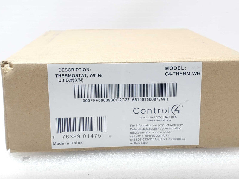 Control4 Wireless Thermostat Controller White C4-THERM-WH _