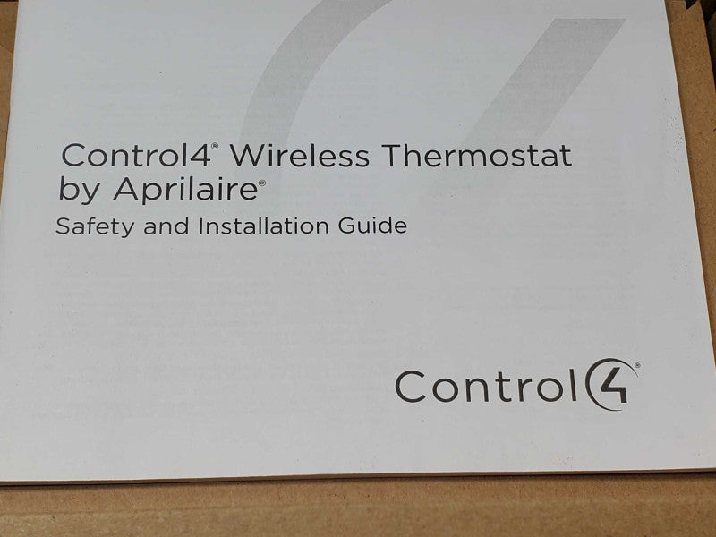 Control4 Wireless Thermostat Controller White C4-THERM-WH _