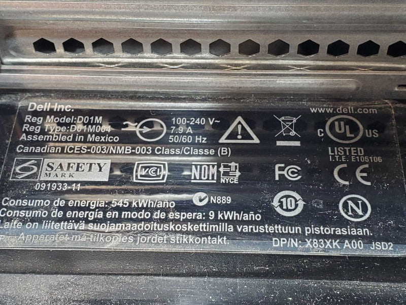 Dell Aurora R4 Chassis, No CPU/CPU Heat sink/RAM/HDD/GPU, AS-IS _