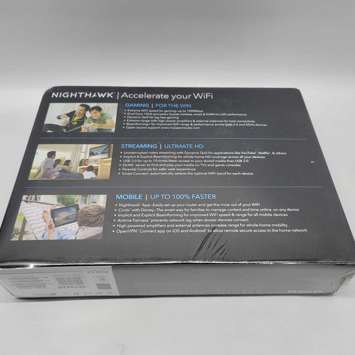 NEW Netgear Nighthawk R7000 AC1900 2.4G/5G AC1900 Wireless Router
