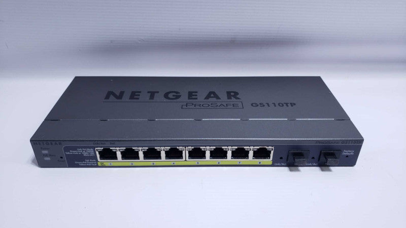 Netgear GS110TP ProSafe 8Port Gigabit Smart Switch w/ PoE & Fiber Uplink [