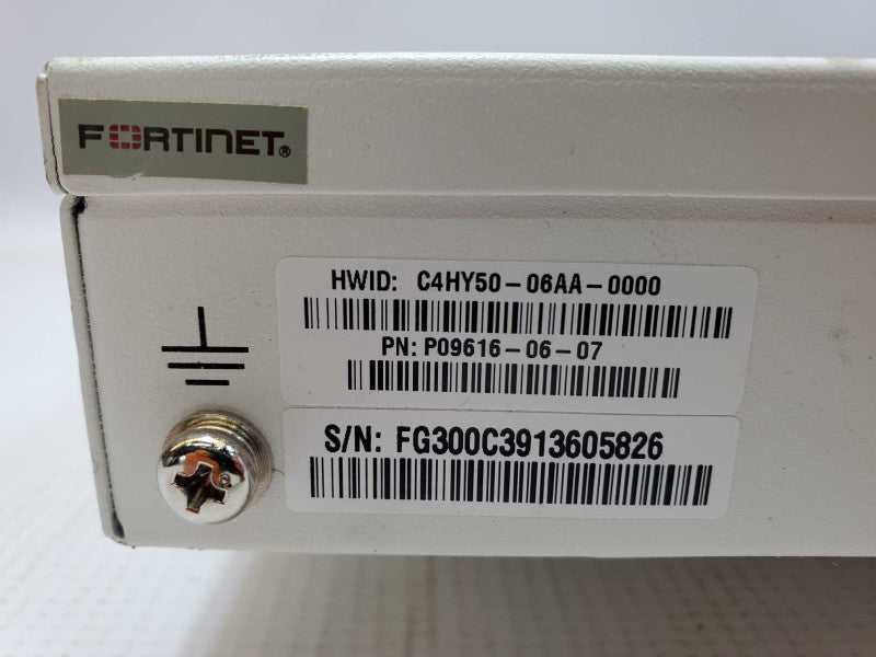 Fortinet Fortigate 300C FG-300C 10x 1GbE RJ45 Ports Firewall Security Applianc (