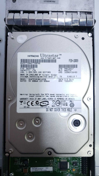 Dell EqualLogic PS5000 13x 1TB 7.2K SAN Storage Controller w/x2 Module & PS [