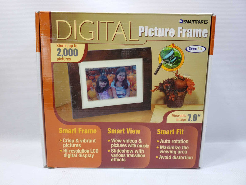 Smartparts SyncPix SPX7E 7\\" Digital Picture Frame Stores up to 3000 pictures (