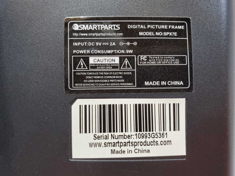 Smartparts SyncPix SPX7E 7\\" Digital Picture Frame Stores up to 3000 pictures (