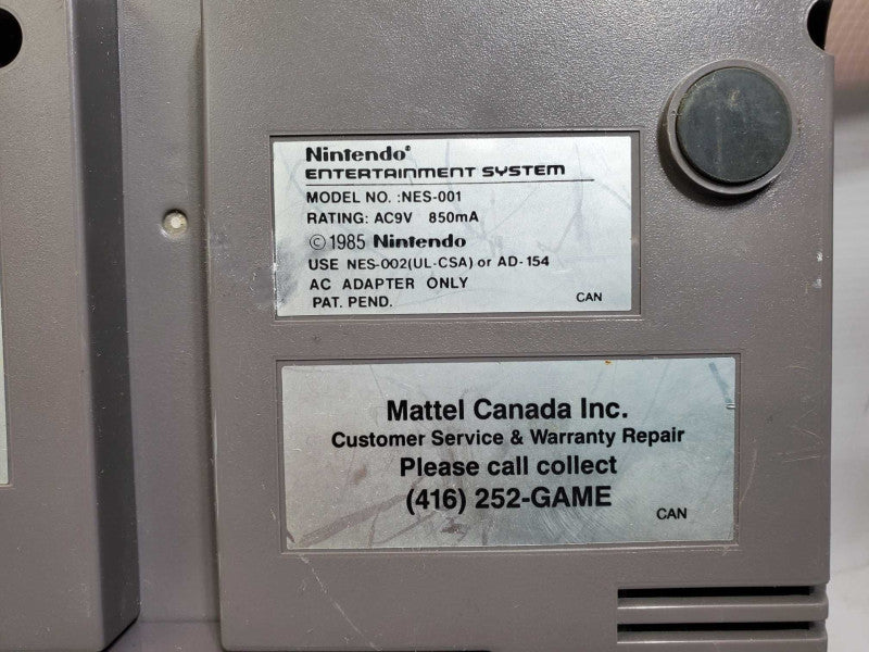 Nintendo Entertainment System NES-001 Console As Is Please Read