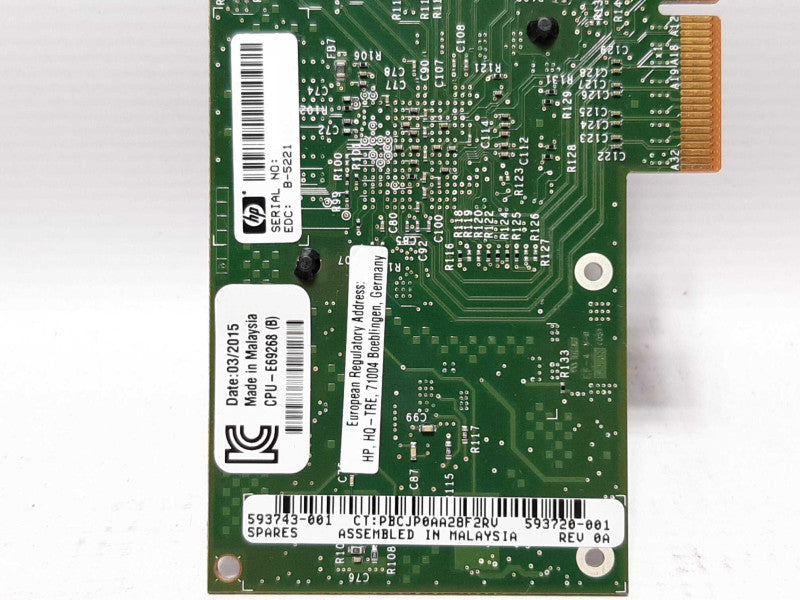 HP NC365T Intel i340-T4 CPU-E69268(B) Quad Port PCIe Ethernet Card HSTNS-BN58 +