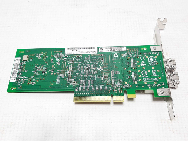 HP AJ764A-63002 8GB Dual Port PCI-E QLE2562-HP Fiber Channel Ethernet Card +