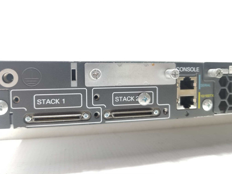 Cisco Catalyst WS-C3750E-48TD-S GbE & 2-Port X2 Network Switch ~