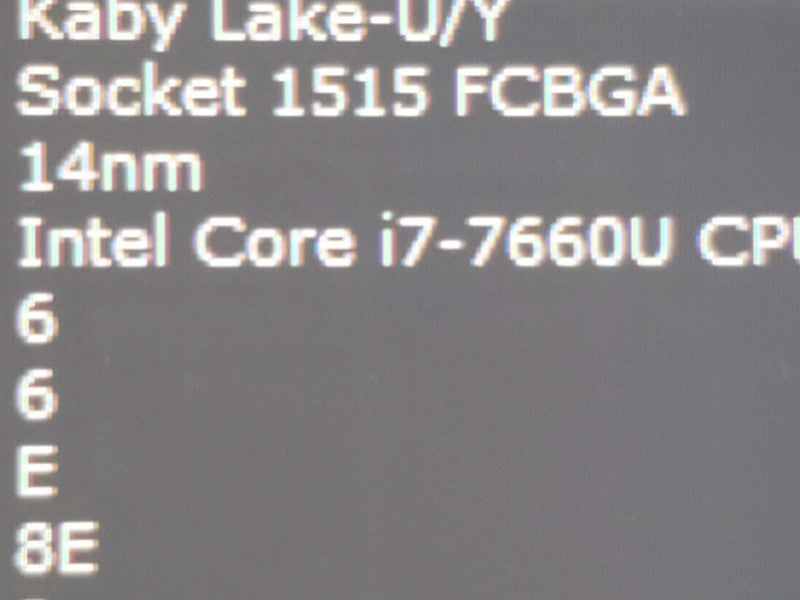 Microsoft Surface Pro 4 1724 i7-6650U 2.2GHz 8GB DDR3 256GB SSD |