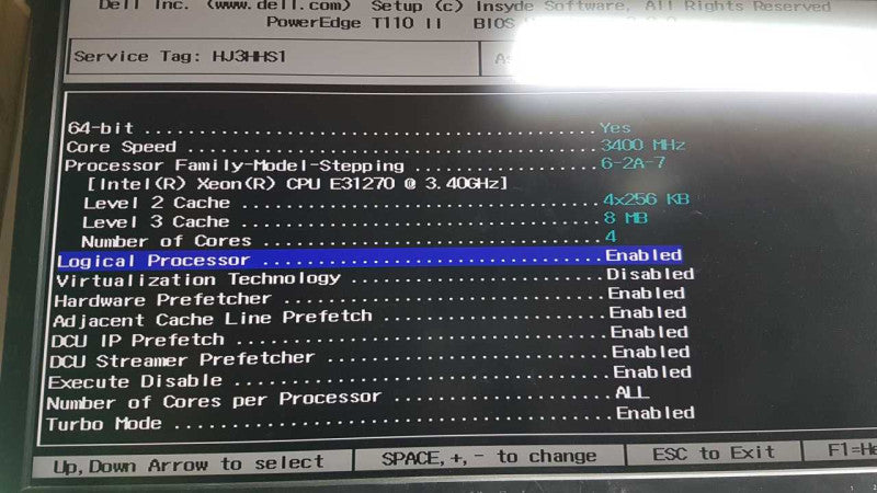 Dell Precision T110 (2) Xeon E3-1270 @ 3.40ghz / 8gb ram / see notes #