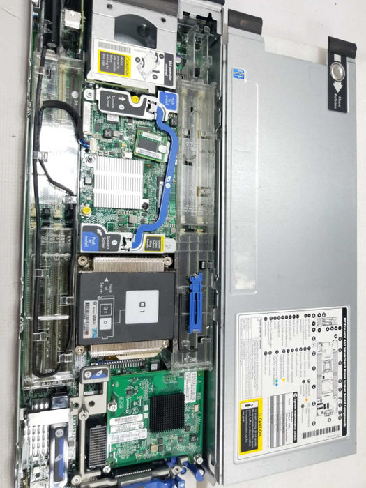 HP ProLiant BL460c Gen8 Blade-System 2x Xeon E5-2637 3GHz / 128GB RAM, No HDDs ~